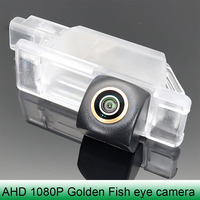 AHD 1080P 170° Golden Fish Eye Vehicle Rear View Camera For Citroen C3 C4 C5 Aircross C6 C8 C3-XR AHD 720P/CVBS Trajectory