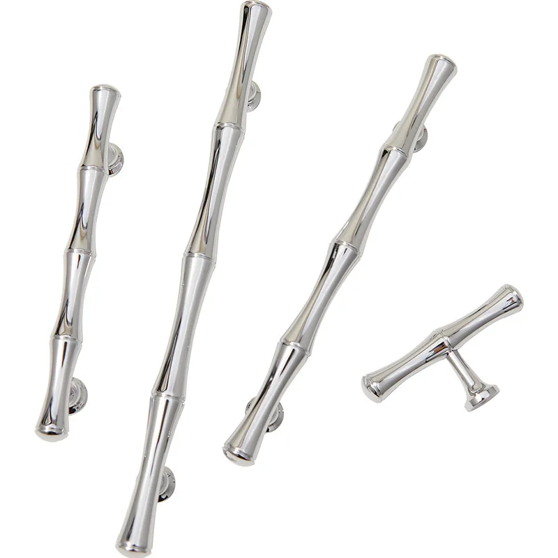 BCD-الفرنسية الإبداعية الخيزران خزانة مقابض الأبواب الحديثة بسيطة فاخرة كريم خزانة تسحب درج أثاث نحاسي الأجهزة مقبض