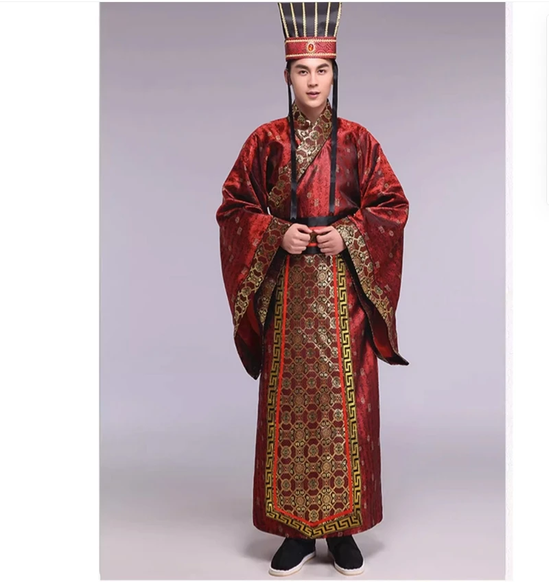 Men's Hanfu Hanfu Tang and Han Dynasty Princes' Clothing, Ministers' Official Performance Clothing, Ancient Clothing, Dresses
