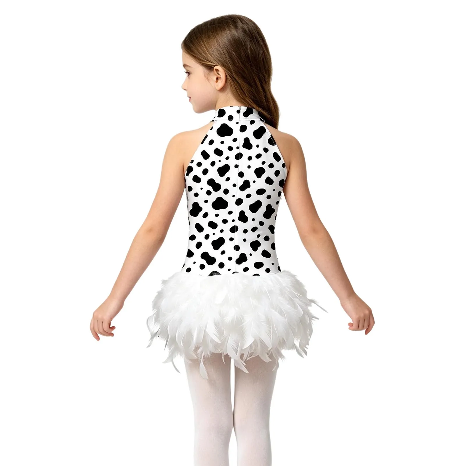 Mono Deportivo Niña Estampado Animal Halloween - alternate angle
