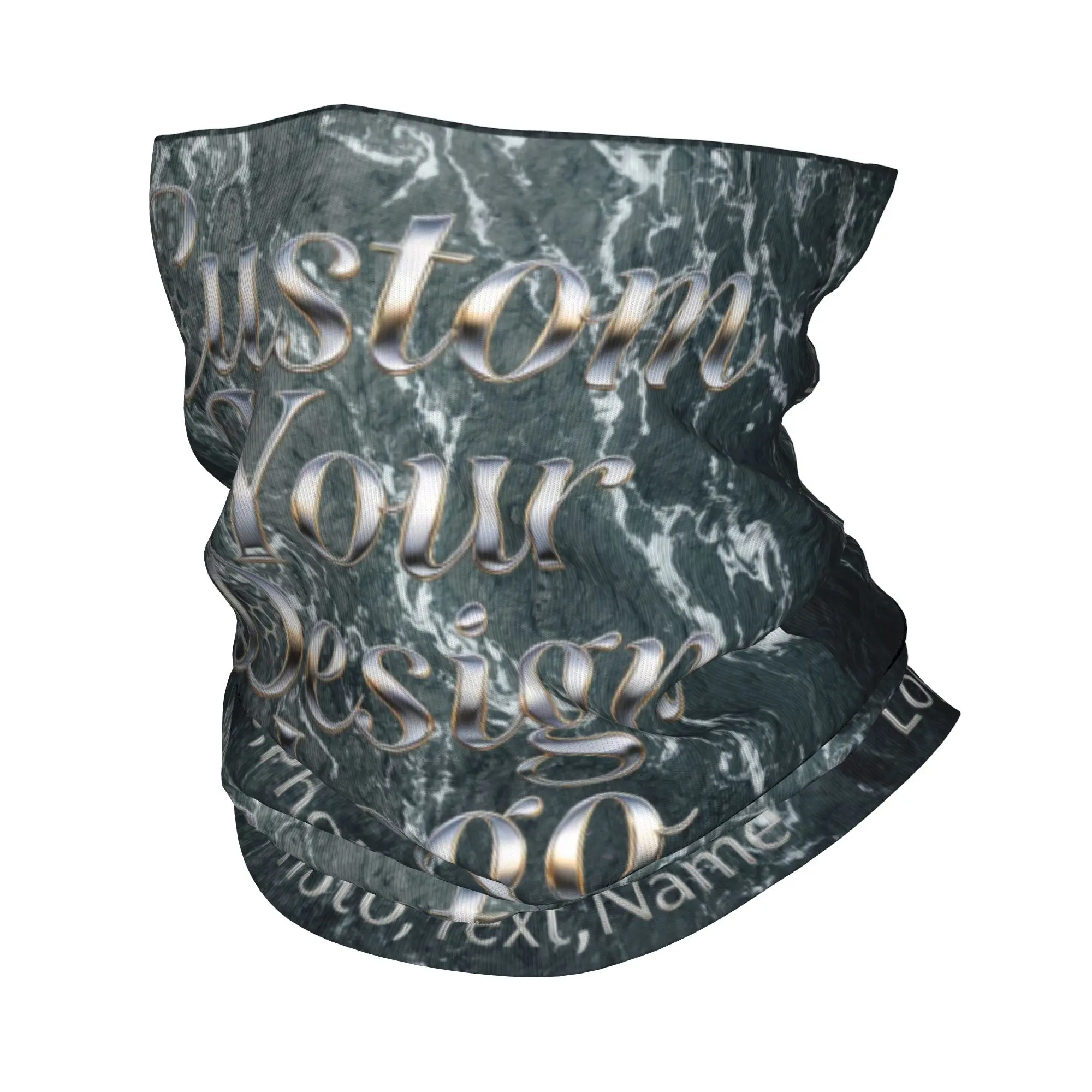 

Персонализированный шарф-бандана с вашим дизайном и логотипом для мужчин и женщин, защита от УФ-излучения, зимний, с фото и именем, для катания на лыжах