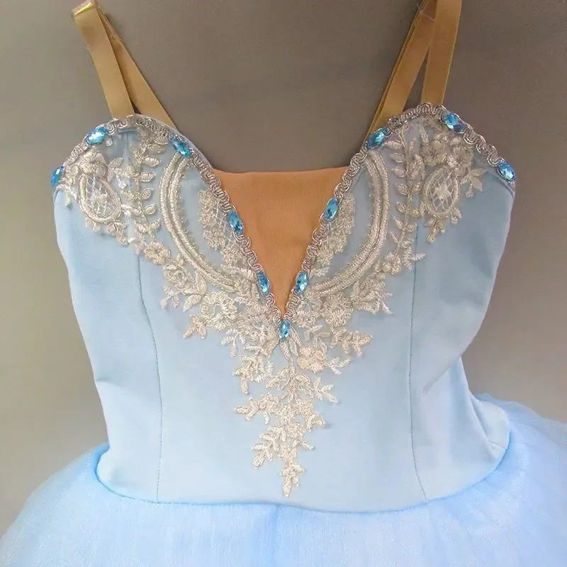 Lago dos cisnes profissional ballet tutu saia meninas vestido longo vestidos crianças desempenho roupas bailarina dança lírica traje menina