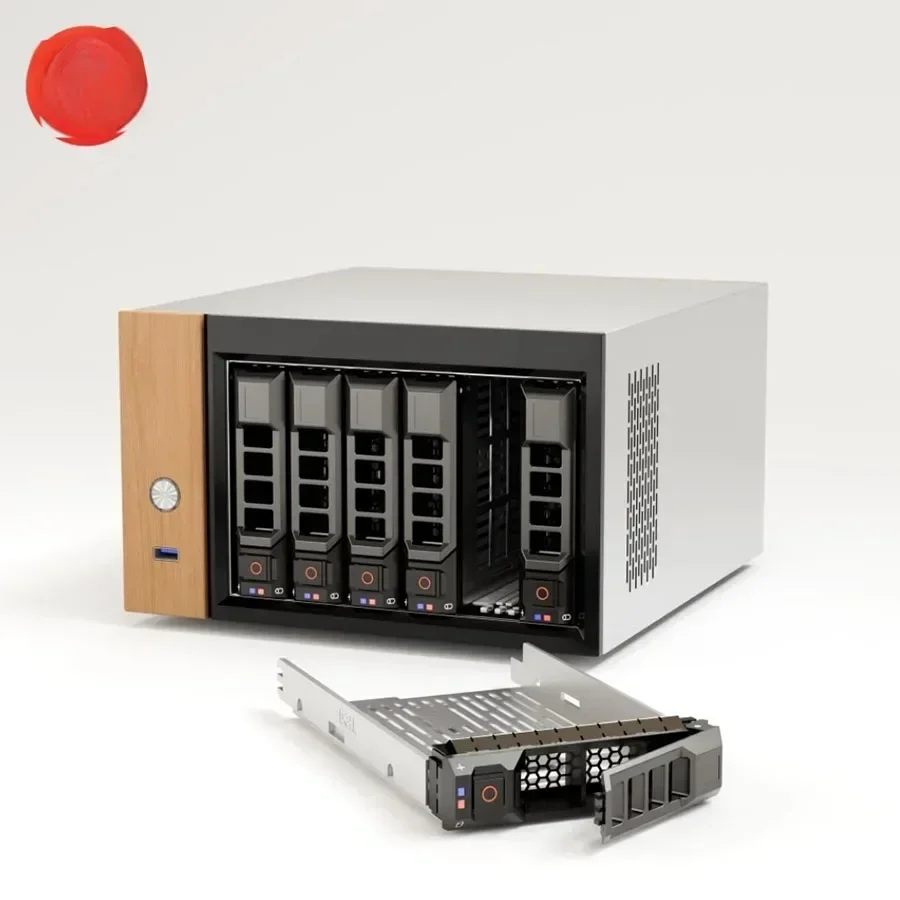 Small New NAS Quasi System Unraid N5105 Six Bay Six Bay NAS Quasi System Unlaid 2.5G