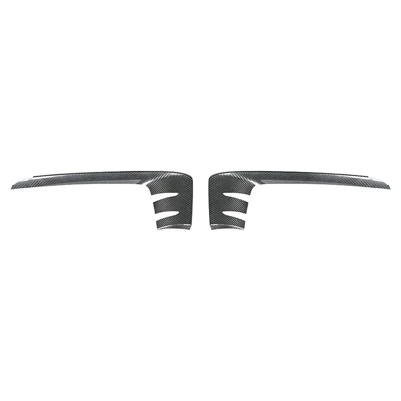 Carbon Fiber stick-on OE-style Front Bar Grille Frame Decorative trim For Porsche Cayenne 9Y0.2 2024-UP