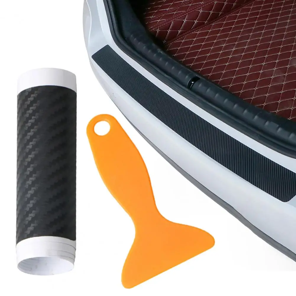 

Universal Car Door Bumper Sticker Waterproof PVC Carbon Fiber Trim Strip Protective Film Anti-Scratch Door Edge Protector