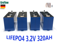 EU STOCK 3.2v 320ah 8000 cycle 320Ah Lifepo4 Battery Lithium iron phosphate Recharg RV Solar Camping EU Stockeable Cell DIY