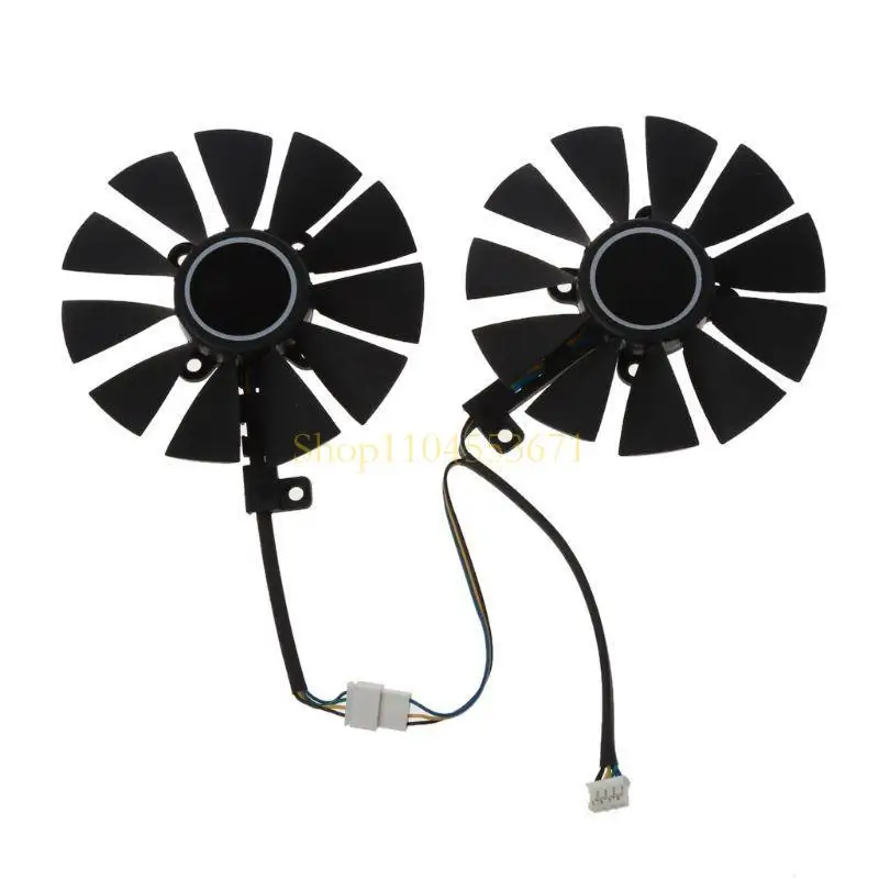 

Best Seller 2Pcs 88MM T129215SU 0.50A Graphics Video Card Cooling Fans for Gigabyte GTX1060 1070 Ti RX 470 570 580 Graphics Card