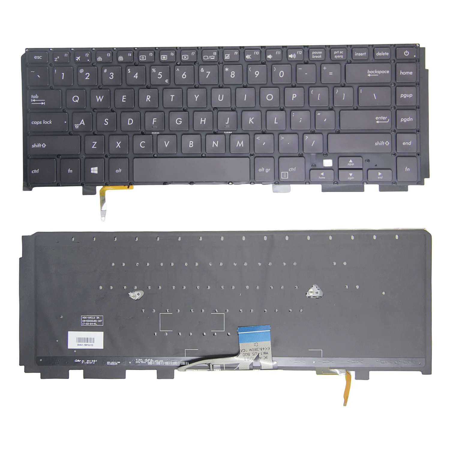 

100%New Original US For ASUS UX530 U5100U UX530U UX530UX UX530UQ US black with back