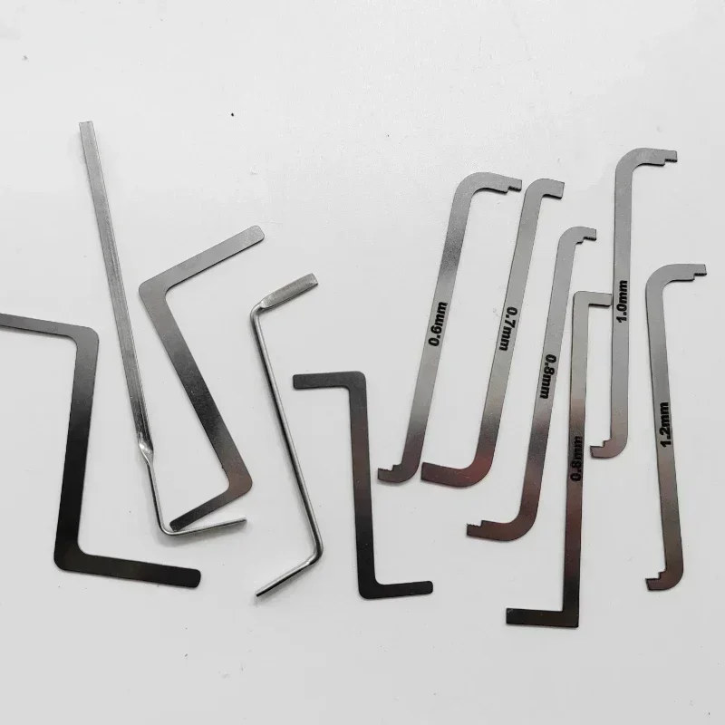 Lock Tension Wrench Key Picking Opening Tools Locksmith Accessories Micha To Open Lock Firefighter Locks Unopen Kit for All Keys