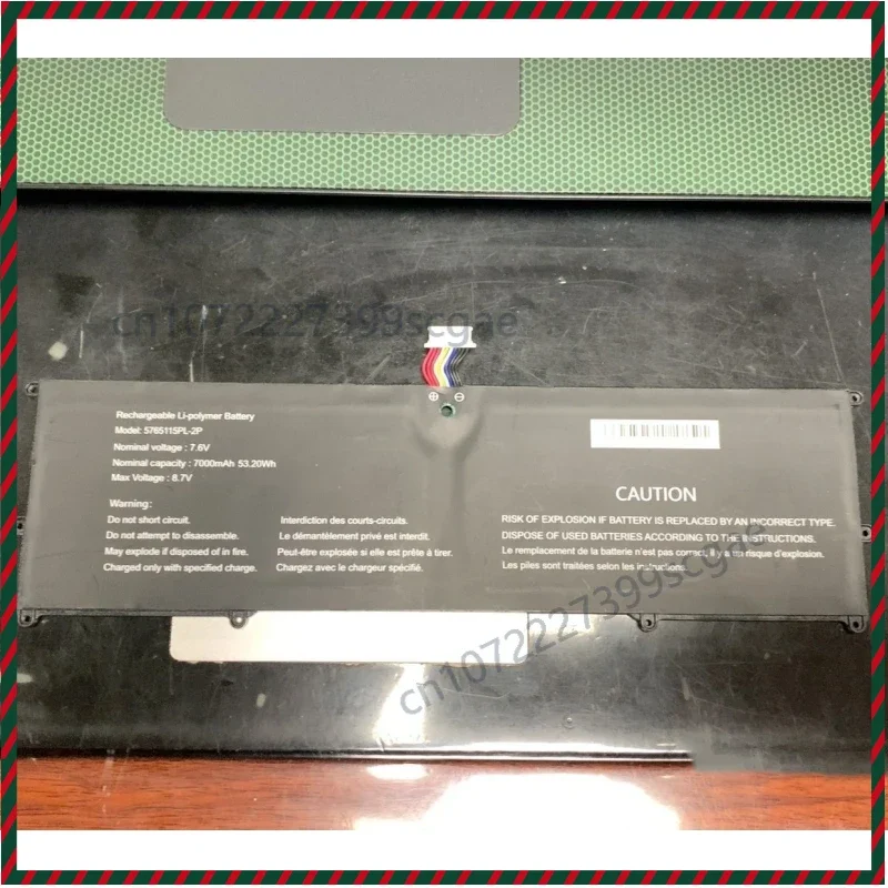New 5765115PL 5765115PL-2P Laptop Battery 7.6V 53.20Wh 7000mAh For Justice Tech Zoomed Securebook 5 NV116APNB Netbook Tablet PC