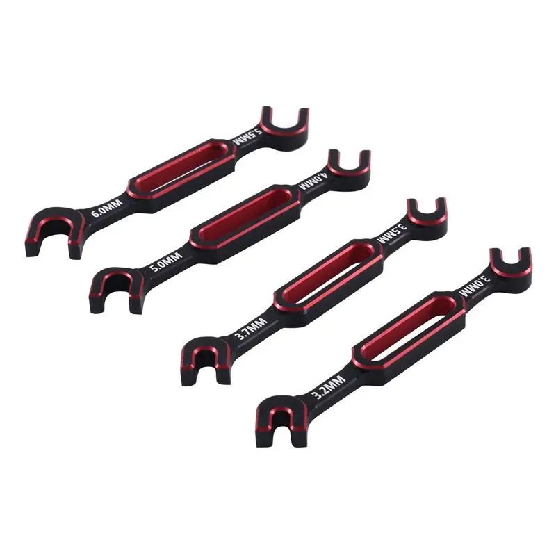 A84F-8Pcs Wrench 3/3.2/3.5/3.7/4/5/5.5/6Mm Turnbuckle Nut Ball End Joint Remover Universal Tool For RC Car Drone Boat,2