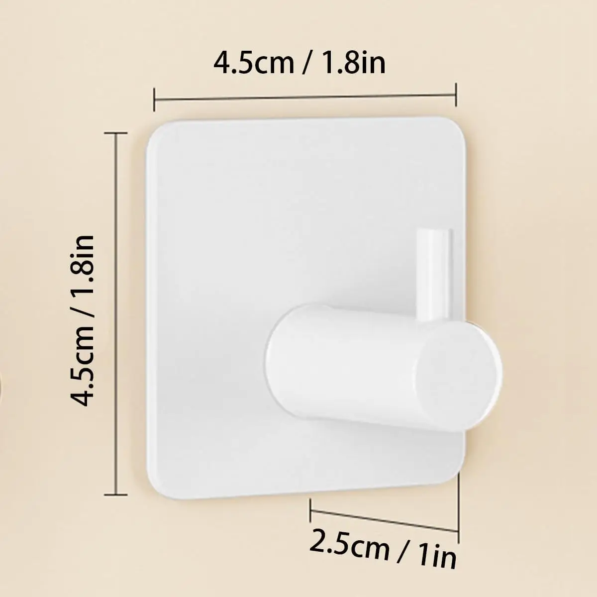 Self Adhesive Hooks,Sticky Hooks for Heavy Duty,Stainless Steel Self Adhesive Hooks Wall Hooks for Towel Coat Hat Purse