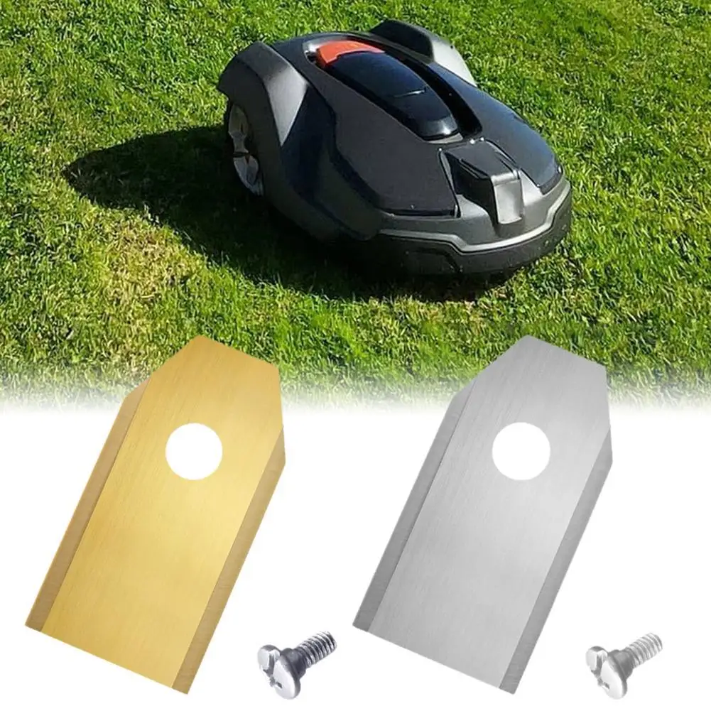 

Robotic Lawn Mower Replacement Heads For Segway Cutting Blades Set Stainless Steel With Screws