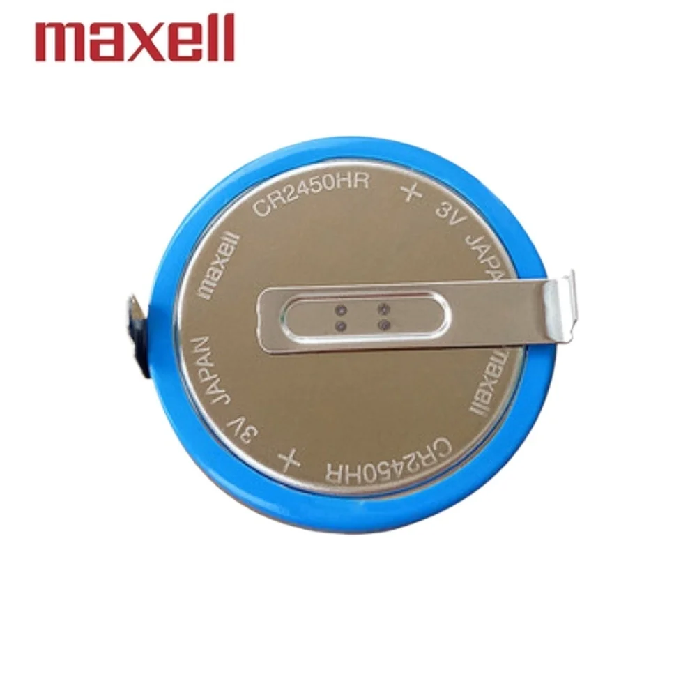 2PCS Original-Maxell CR2450HR Lithium Battery CR2450 CR2450N High-Temperature Resistant 3V Tire Pressure Monitoring Button Cell