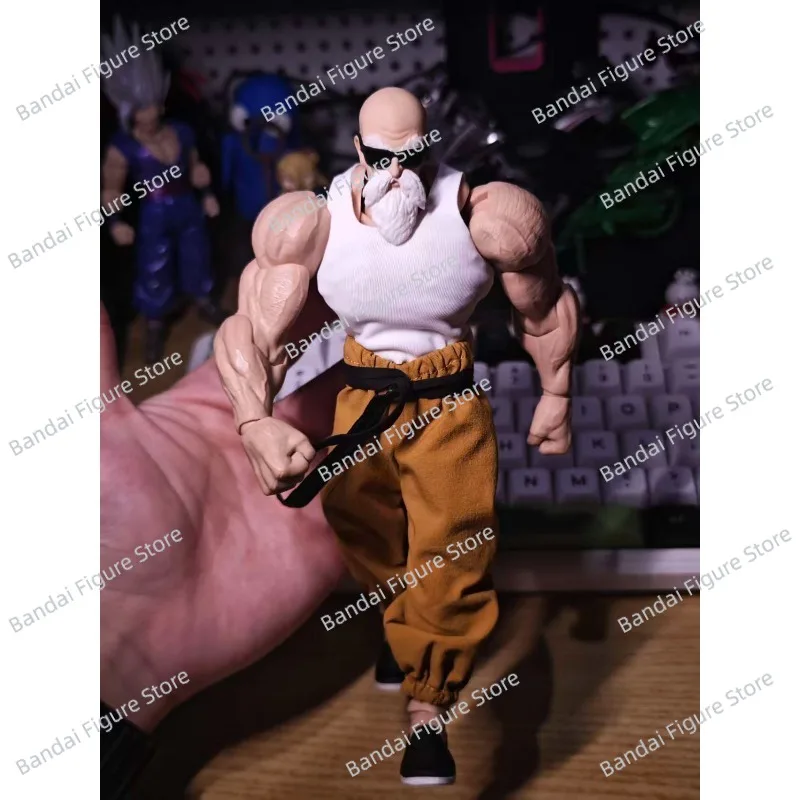 En Stock SHF Dragon Ball RTournament of Powe Kame Sennin Master Roshi ropa Romankey Doll Anime colección de figuras de acción juguete