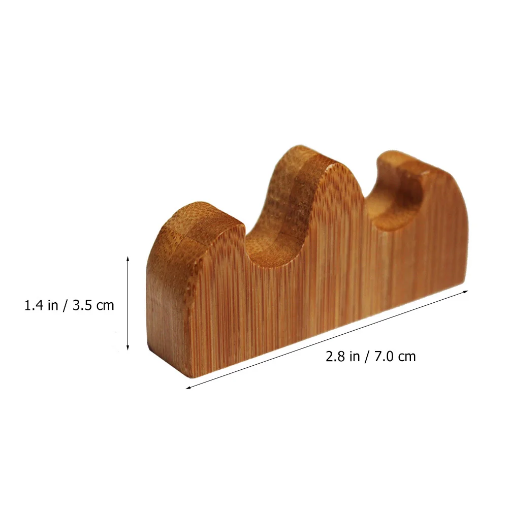 3Pcs Bambus Kalligraphie Pinsel Rest Robust Stift Rack Tinte Stift Halter Mehrzweck Desktop-Organizer Chinesischen Pinsel Rack