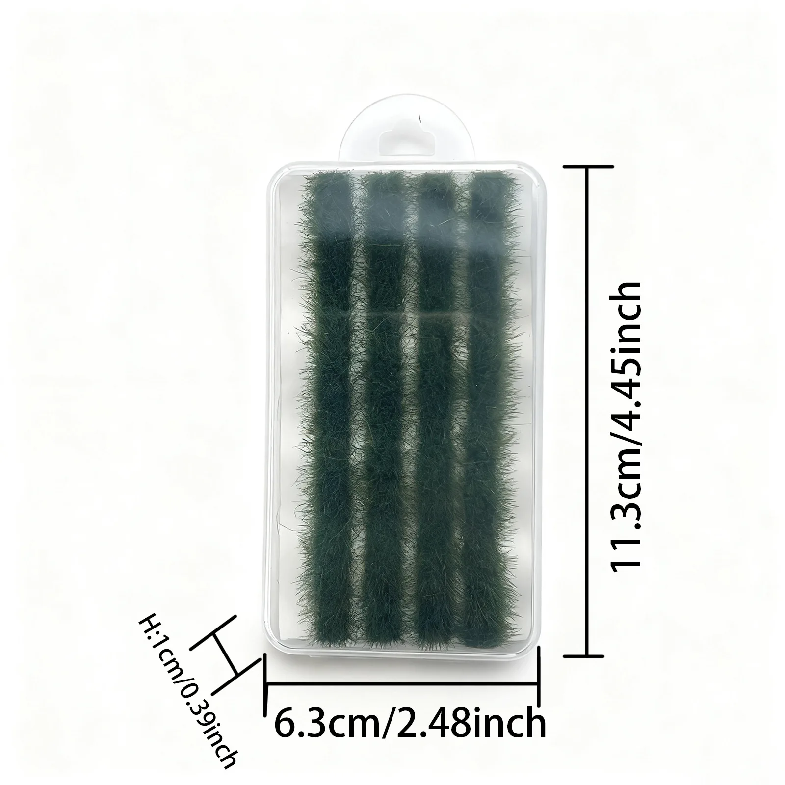  0.8CM Long Grass Cluster Model Plant Miniature Vegetation Material For DIY Sand Table Lawn Scene Railway Accessory 4Pcs/box