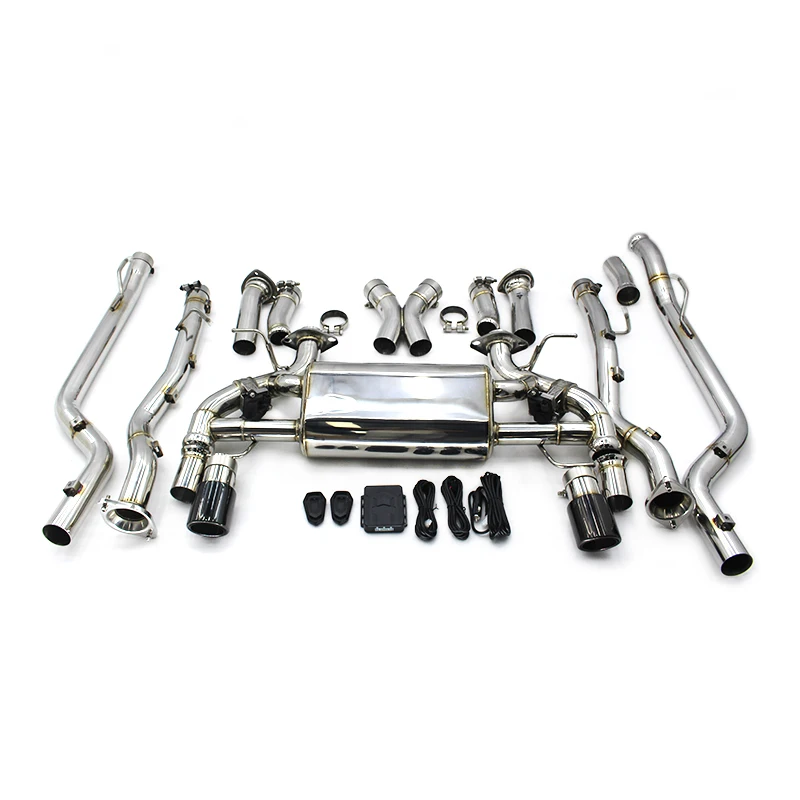

Catback Exhaust and X Pipe for Aston Martin DB9 6.0L 2012-2016 Stainless Steel Exhaust Pipe Muffler Escape Exhaust System