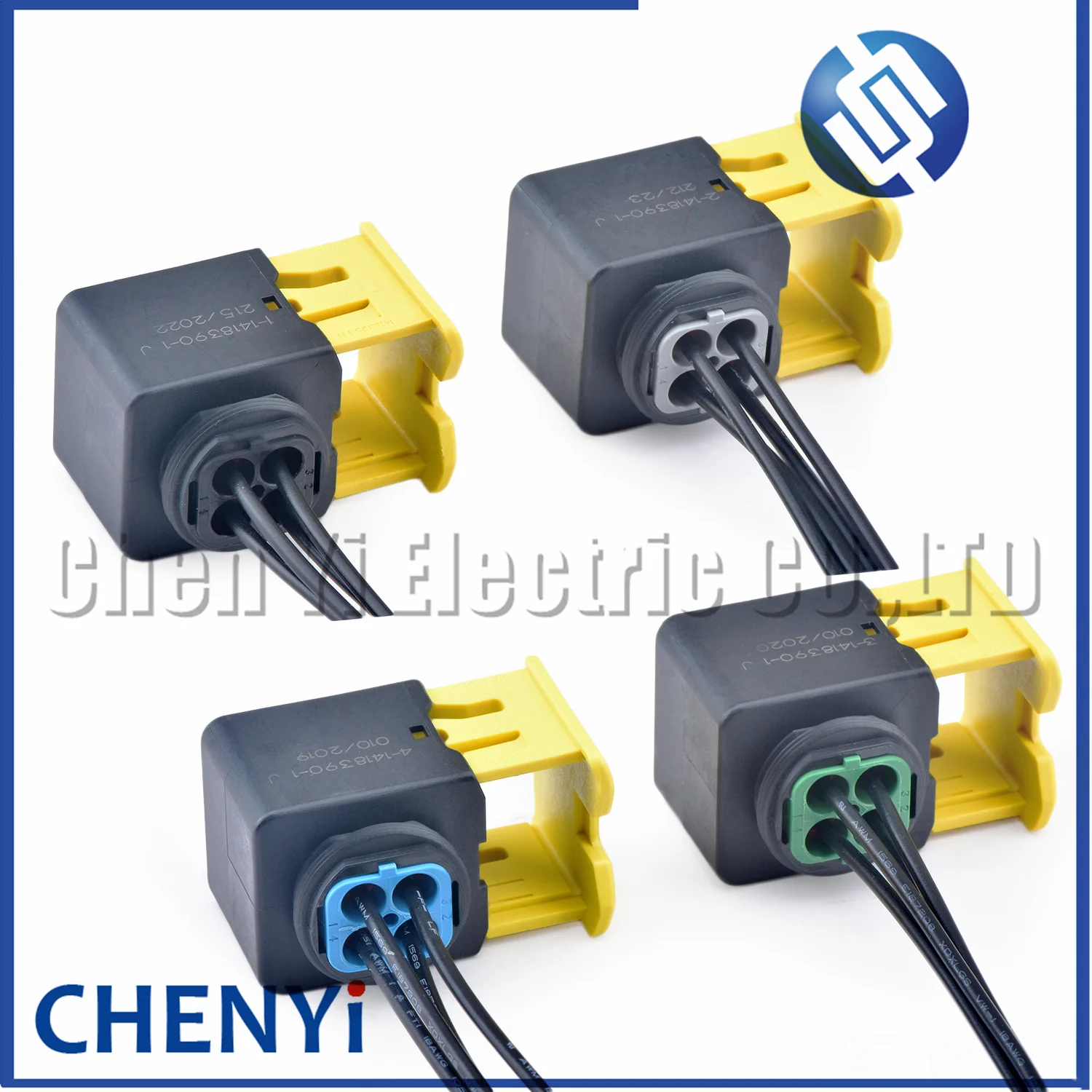 4 Pin New Energy Connector Harness Plug Nitrogen oxygen sensor plug 1-1418390-1 2-1418390-1 3-1418390-1 4-1418390-1 15cm wires - Image 2