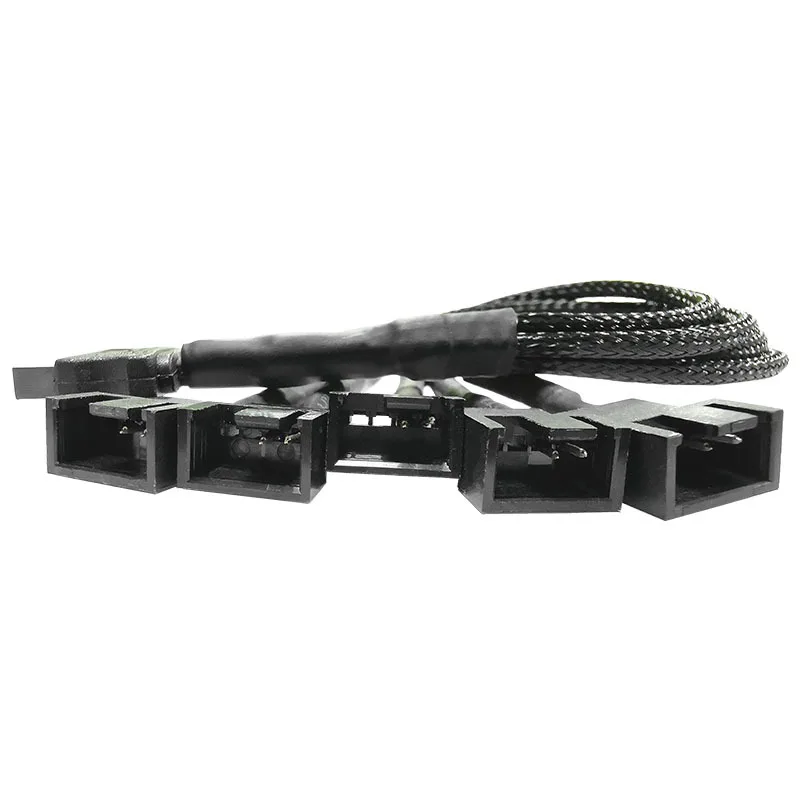 SATA 15 PIN zu 4 PIN PWM Lüfter-Konverter 1 SATA zu Multi 4 Pin Kabel-Splitter Computer CPU PC Gehäuse Kühlungsadapter Verbindungskabel – Detail 5