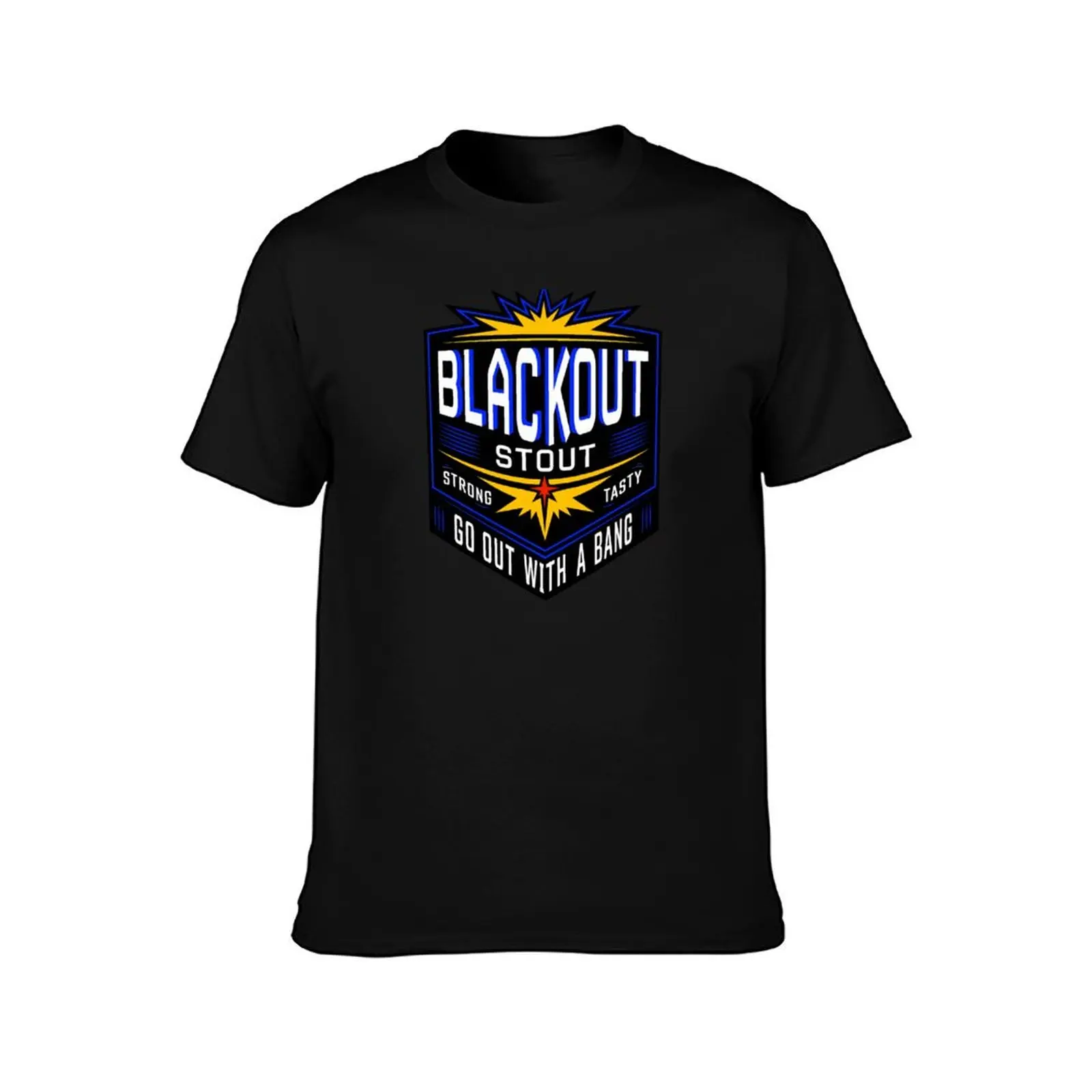Deep Rock Galactic Blackout Stout Beer T-Shirt Fashion Print Casual Short Sleeve T-Shirt