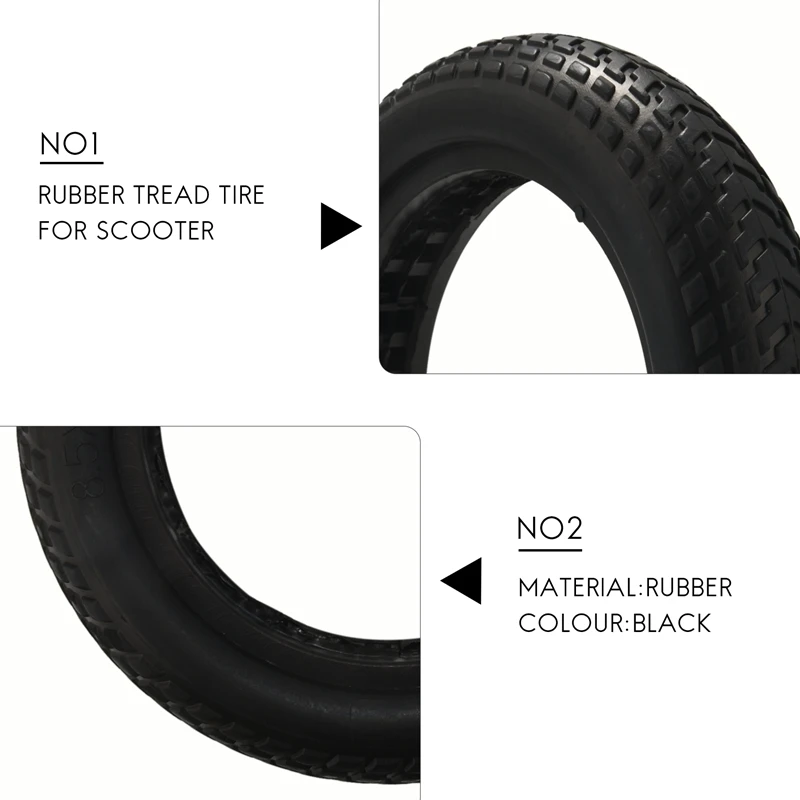 Damping Scooter Hollow Solid Tire For Xiaomi Mijia M365 Skateboard Scooter Tyre 8.5 Inch Tire Wheel Non-Pneumatic Rubber Tyre Sc