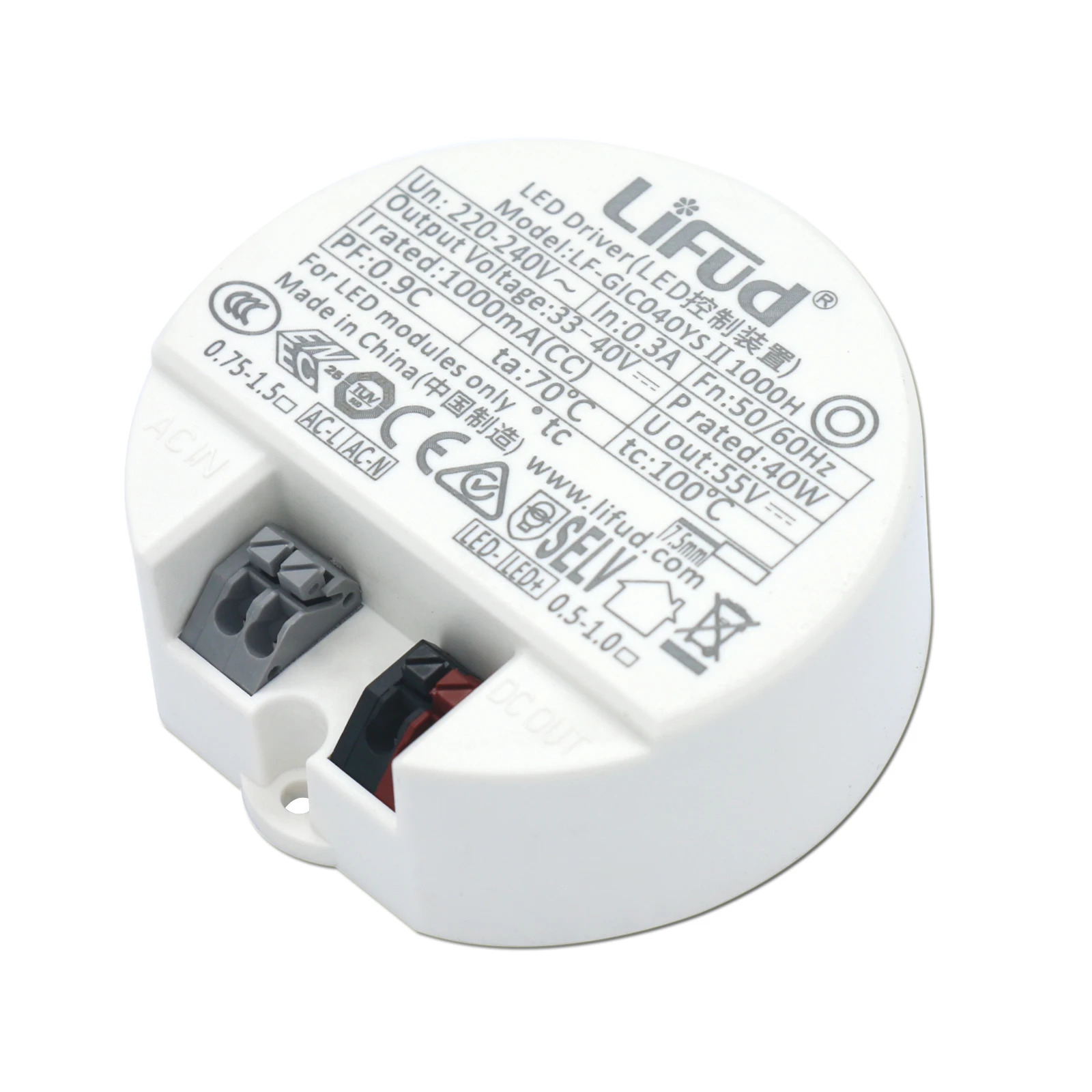 fonte de alimentacao led transformadores de iluminacao luz branca 40w 30w 20w 18w 14w 12w 10w dc 3340v ca 220240v 01