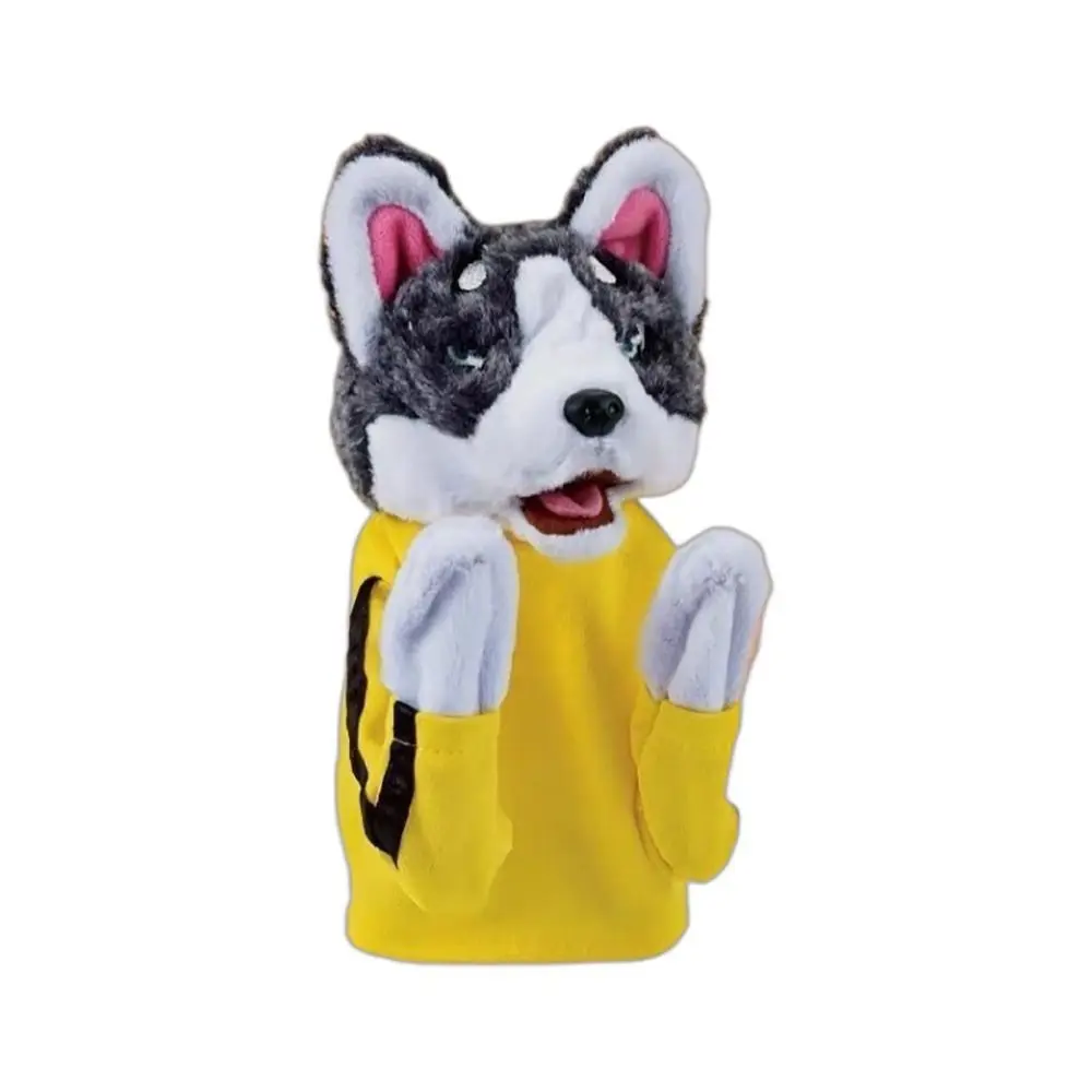 

Husky With Sound Kung Fu Glove Cartoon Children Gits Interactive Hand Puppet Funny Sound Finger Battle Party