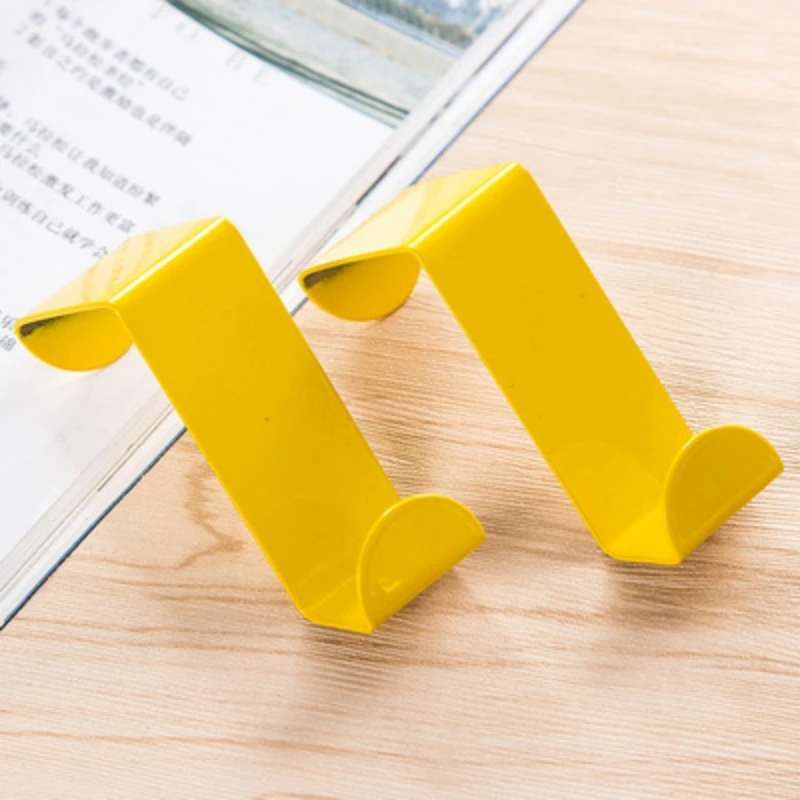 Z-Shaped Color Stainless Steel Hook Bathroom Kitchen Door Hook Cabinet Door Drawer Hook S Hook Clothes Hook Home Organization