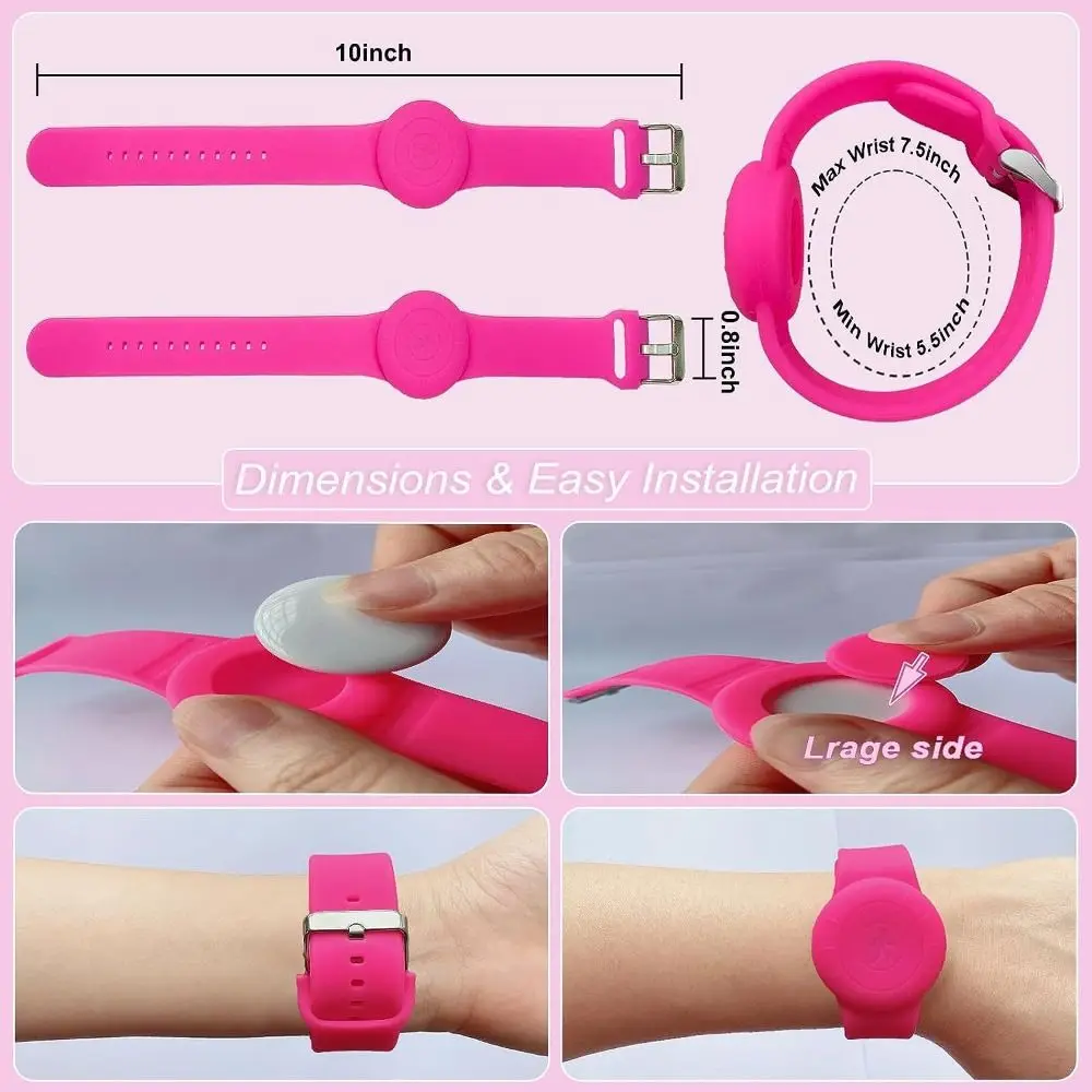 Nuovo impermeabile per Apple Airtag Holder Wristband Kids custodia in Silicone bracciale bambini per AirTags Case Watch Band