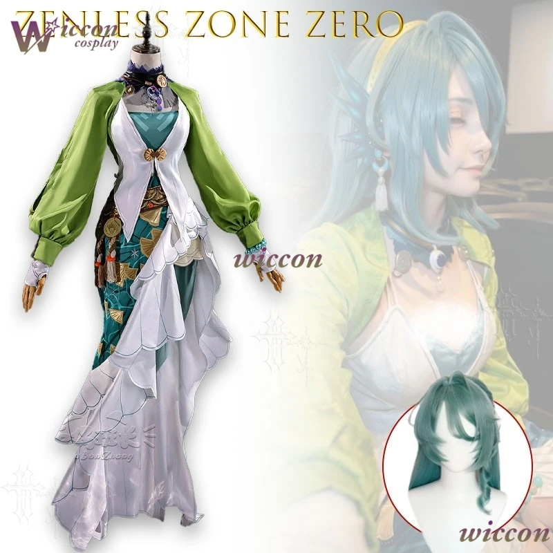 MoeMimic Zenless Zone Zero NPC Cecilia Cosplay Costume Full Set Two Dimensional Anime Game Character Outfit For Women Sexy