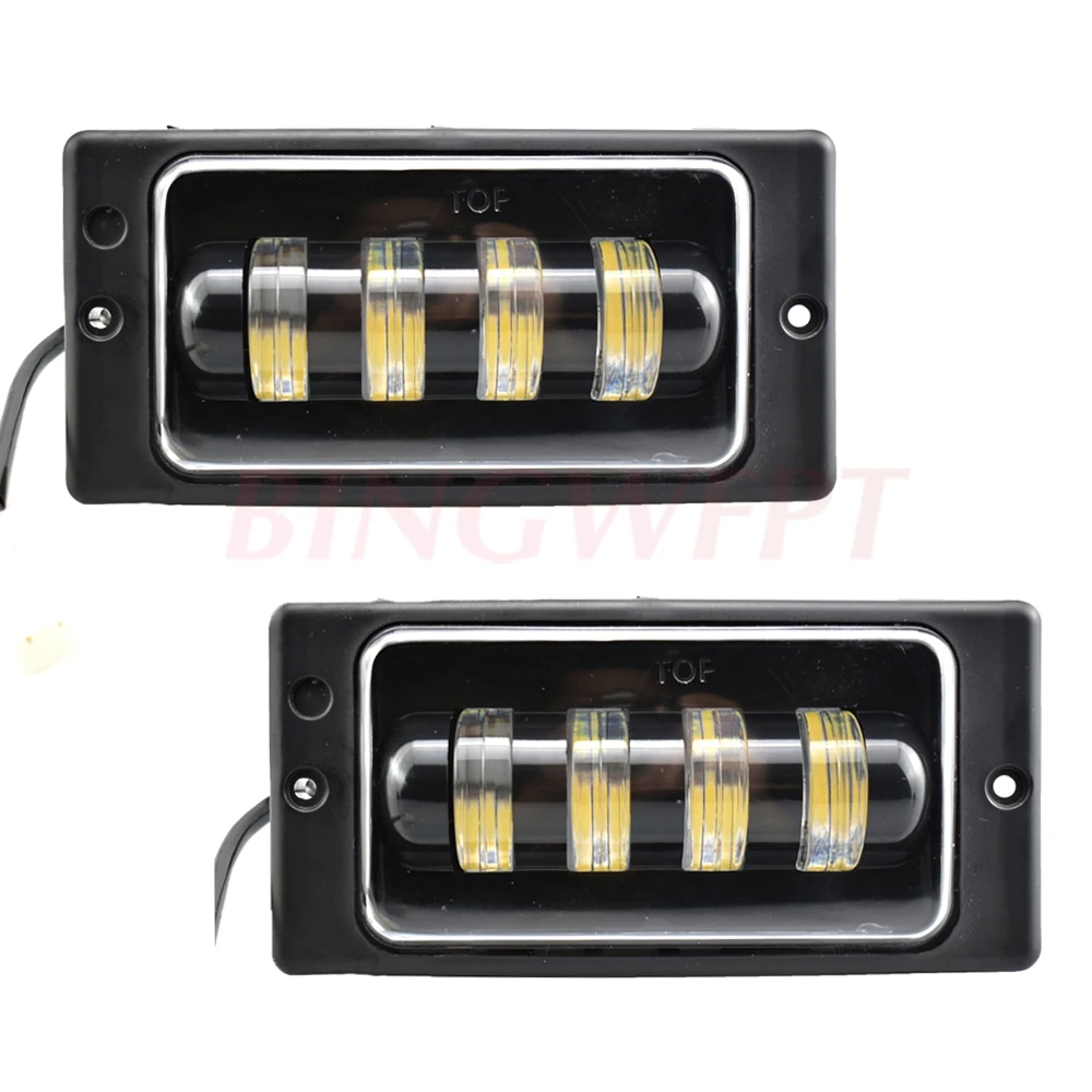 

2PCS High Qulity Cars Front Fog Lamp Waterproof 6000K Led Fog Lights Fog Passing Light For Lada 2110 -2117