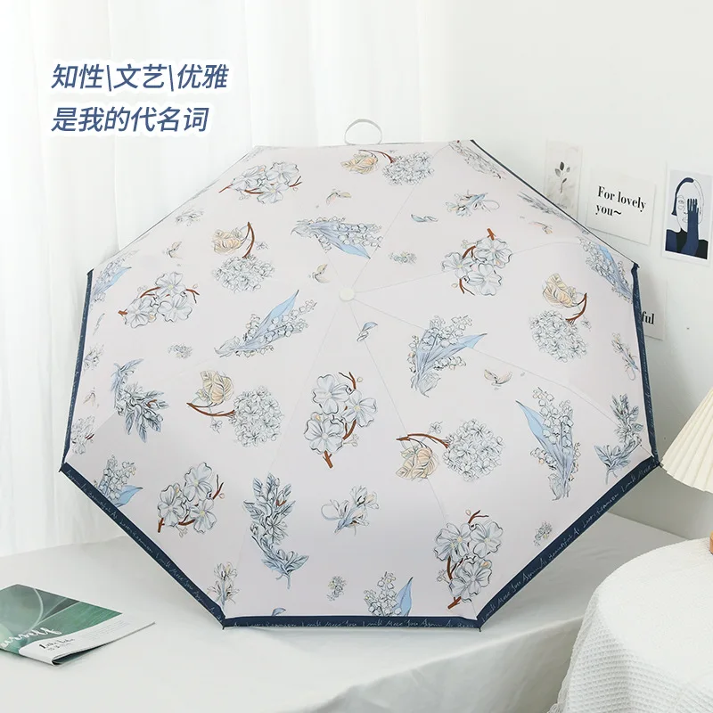 

«Оптовый автоматический складной зонт — затемняющий УФ-защита от солнца и дождя двойного назначения — компактный дорожный зонт (прямой завод)