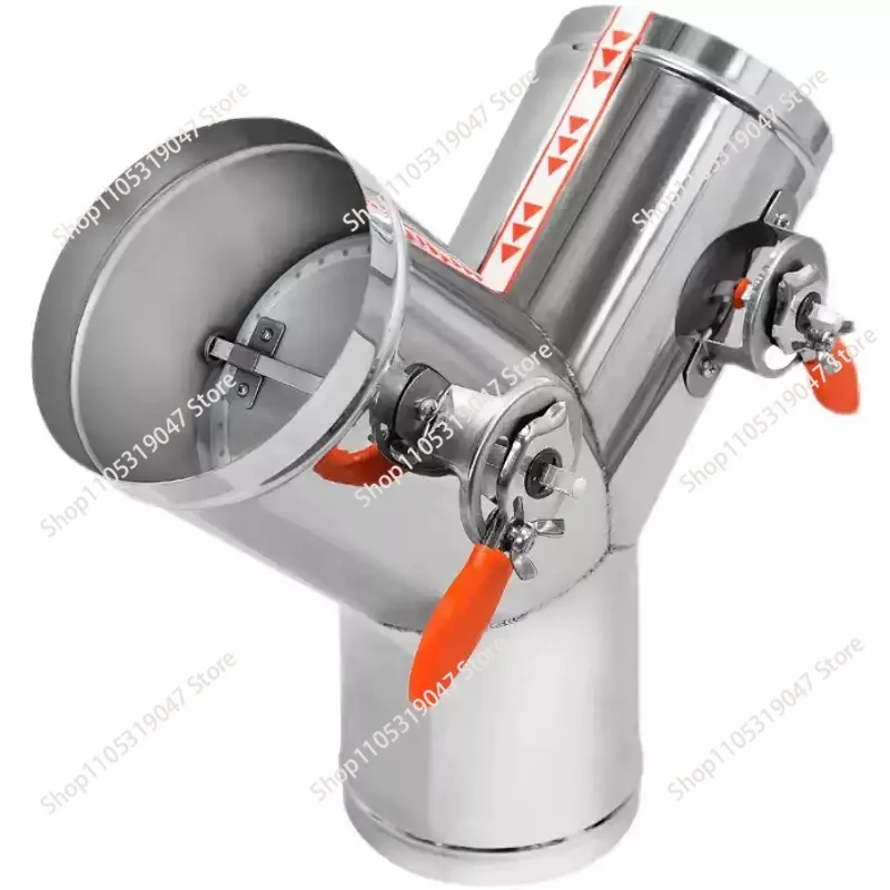 

Оцинкованный ручной трехходовой вентиляционный клапан Y-образного типа из нержавеющей стали 201/304 для контроля воздушного потока (MM)