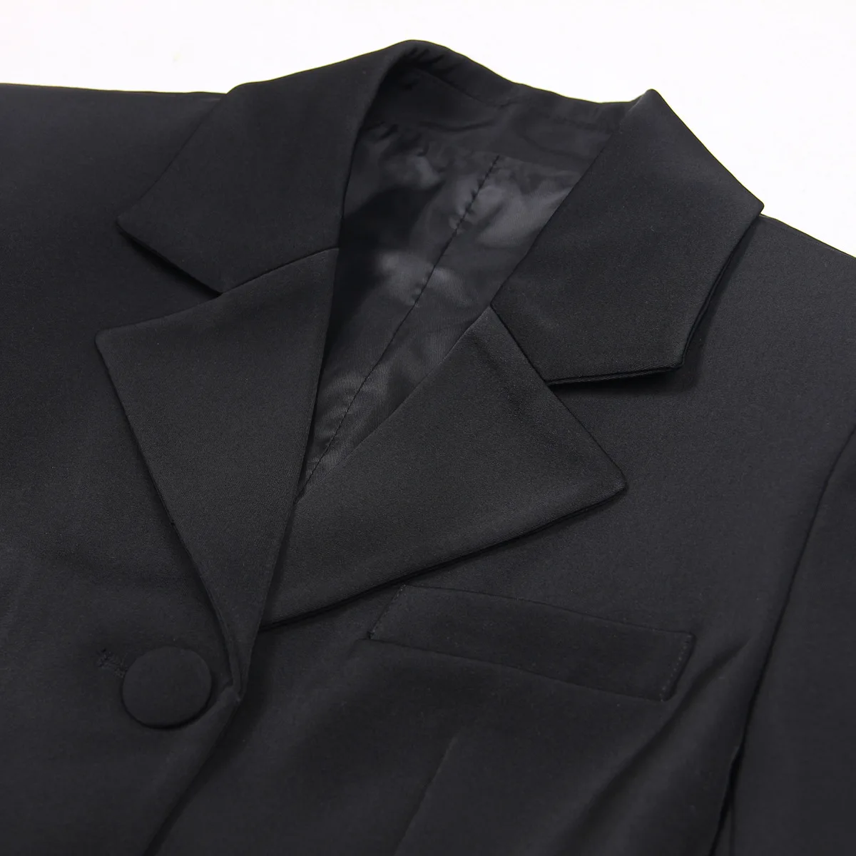 CommPiedmont-Robe à lacets à dos évidé pour femme, simple boutonnage, taille haute, mince, affaires, noir, robe courte trempée, mode française élégante