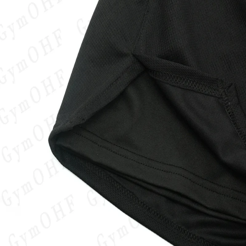 Zomer 2025, Pokemon Zwart Wit Katoenen Shorts Mannen Vrouwen Gengar Purple Smoke Pokémon Tekst Wit Trekkoord Anime Casual Y2k