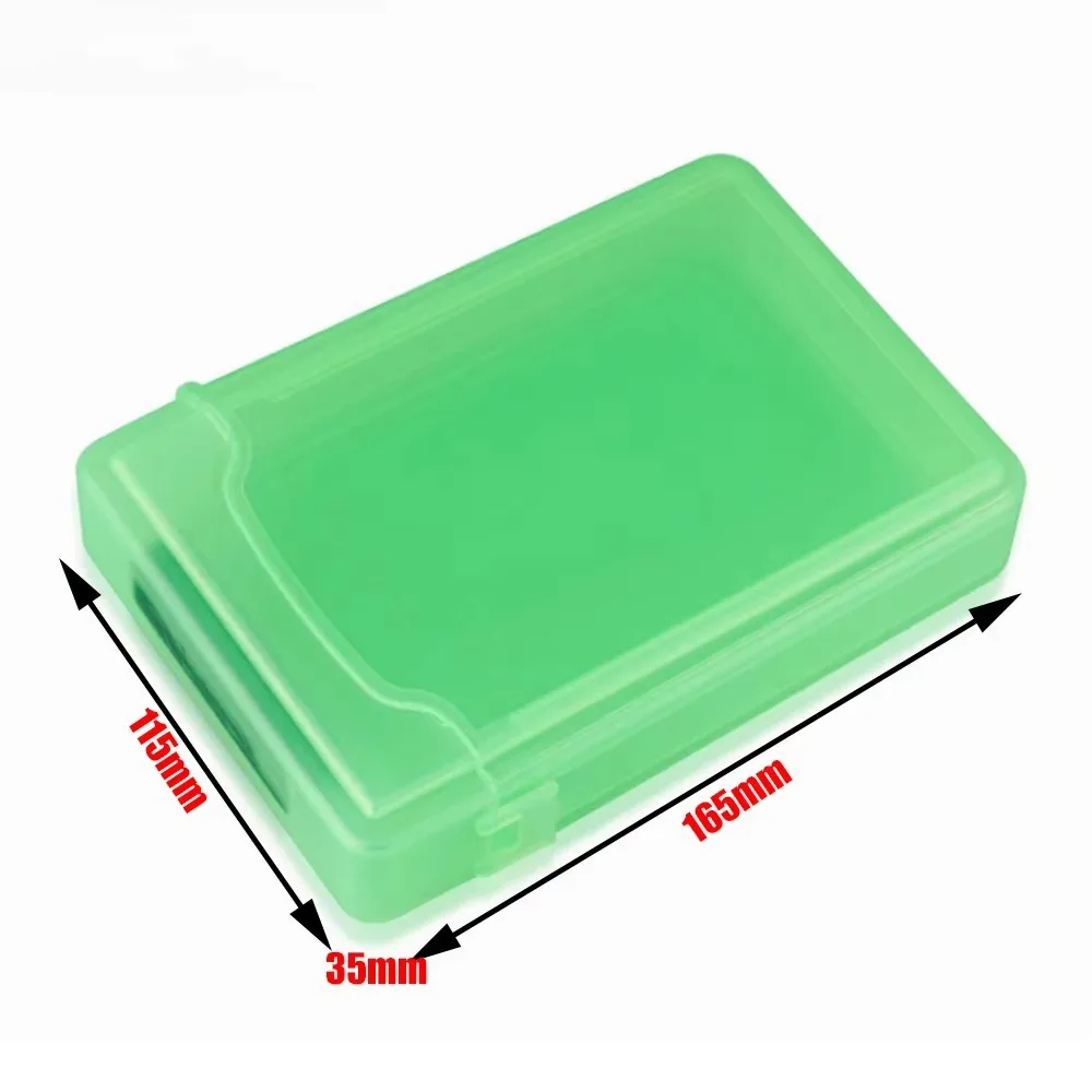 Storage Case Shockproof HDD Storage Box Plastic 3.5 Inch Hard Drive Storage Box 2.5 Inch IDE SATA Storage Box