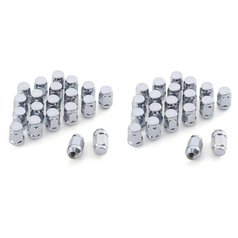 Wheel Lug Nuts, One-Piece Design Bulge Acornchrome Lug Nuts