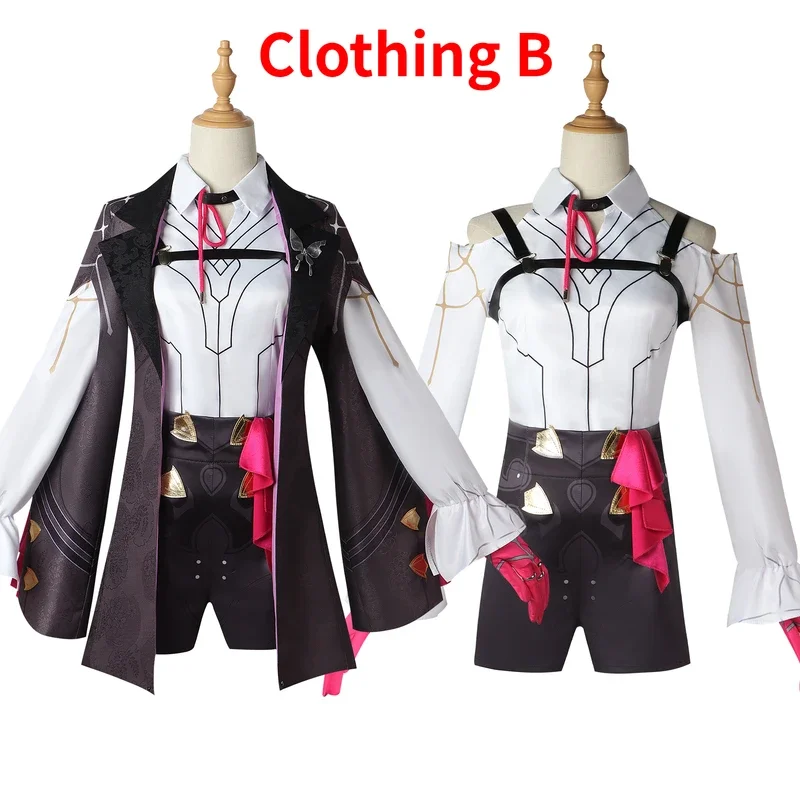 Kafka cosplay Honkai Star Rail costume cappotto collana guanti abbigliamento da gioco cos festa di Halloween costume da festa di carnevale Comic Con