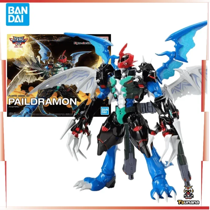 En stock Bandai Figure-Rise Digimon Adventure 02 Paildramon Modelo de ensamblaje amplificado estándar Ver. Regalo de figuras de acción de anime