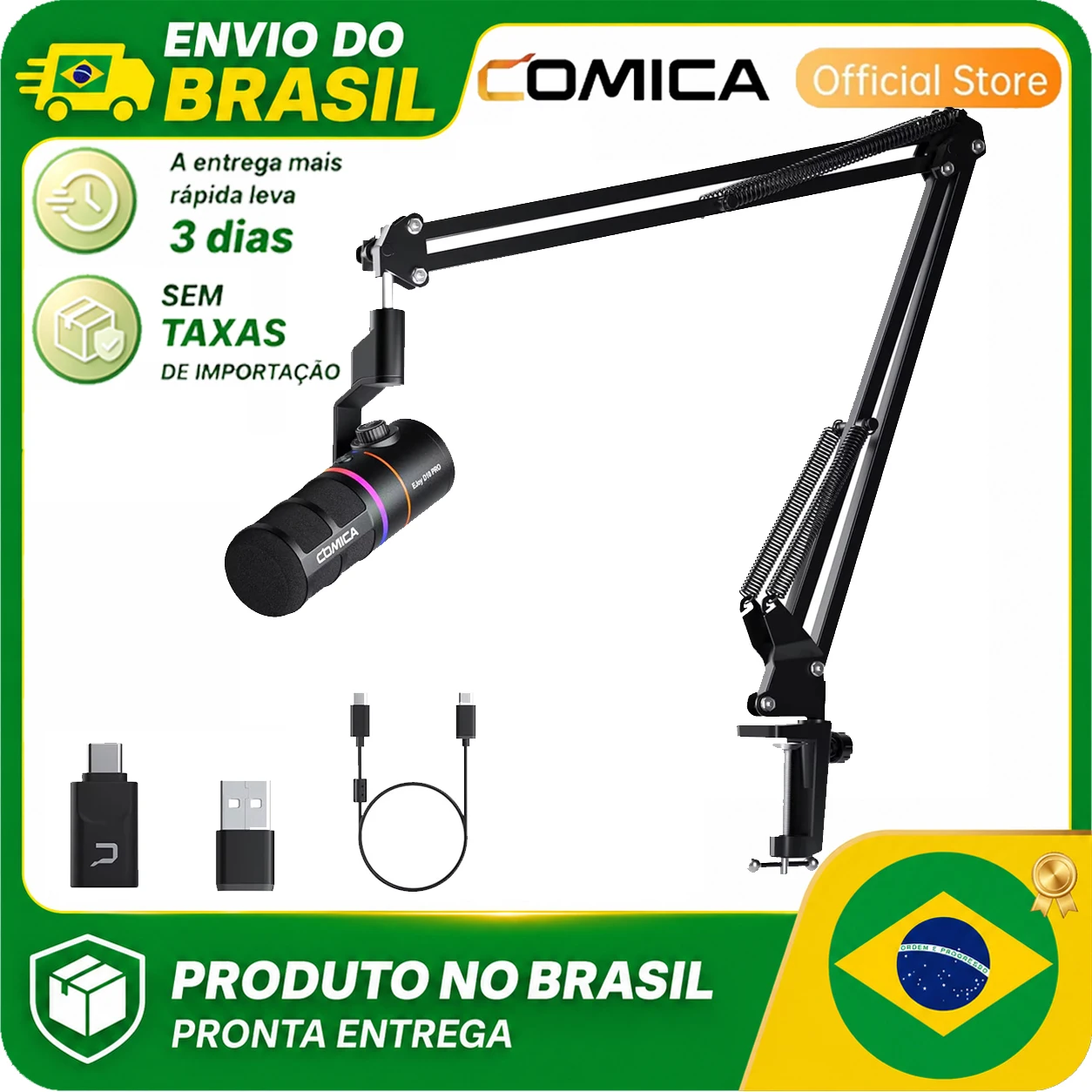 microfono-inalambrico-para-podcast-comica-d10-pro-con-xlr-usb-microfono-dinamico-cardioide-rgb-para-juegos-reduccion-de-ruido-para-streaming-en-brasil