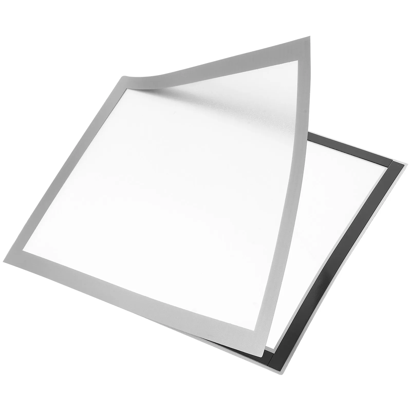 

A4 Magnetic Clear Display Frame Dual-Sided Lightweight Reusable Poster Holder for Documents Certificates Advertisements Office