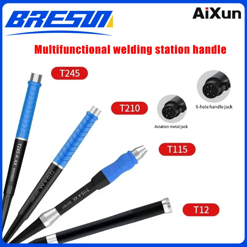 Aixun T245 210 115 T12 Soldering Station Handle For I2C SuGon Tuoer C210 C115 C210 Universal Handle Tools Assembly Tools