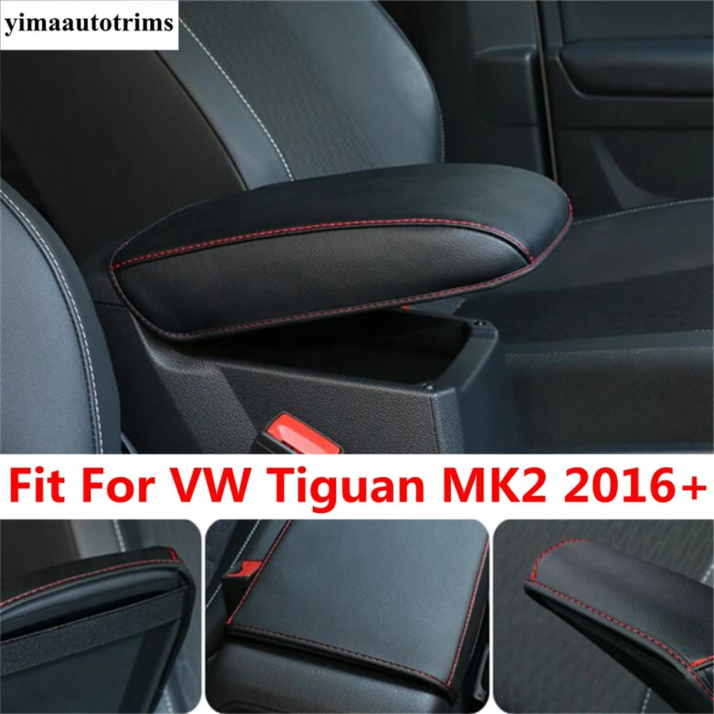 

Central Control Armrest Box Cushion Mat Pad Holster Protection Cover For Volkswagen VW Tiguan MK2 2016-2023 Accessories Interior