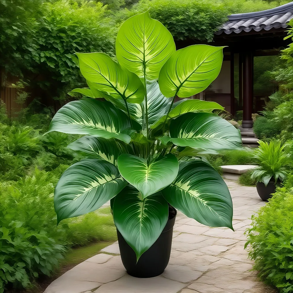 1 unidad de plantas artificiales realistas de 24 cabezas, bonsái de suelo para interiores, para el hogar, bodas, hoteles, jardines, decoraciones fotográficas