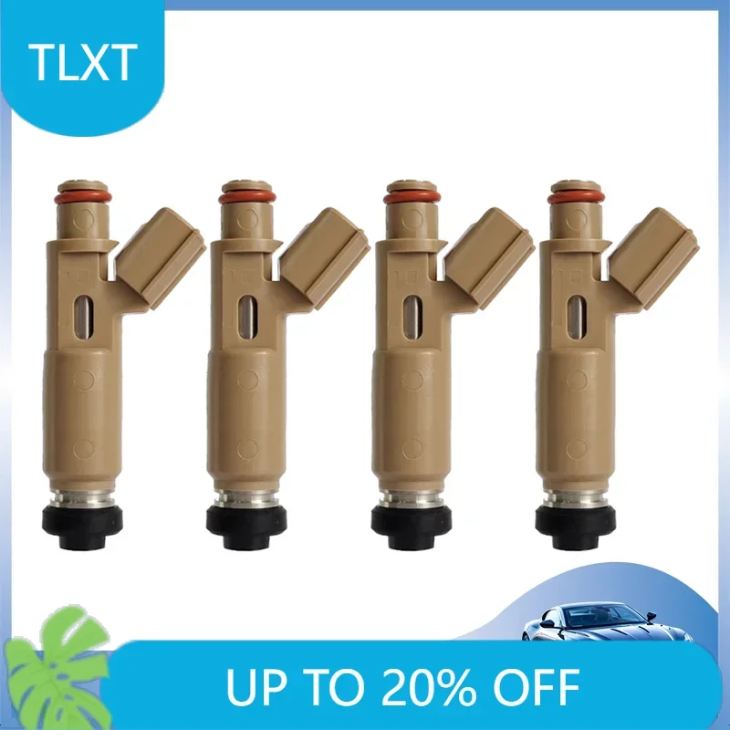 

4pcs/lot High Quality 23250-22020 23209-22020 Car Fuel Injector Nozzle Fit For Toyota 1.3 Corolla Avensis 1ZZ-FE 1.8 2325022020