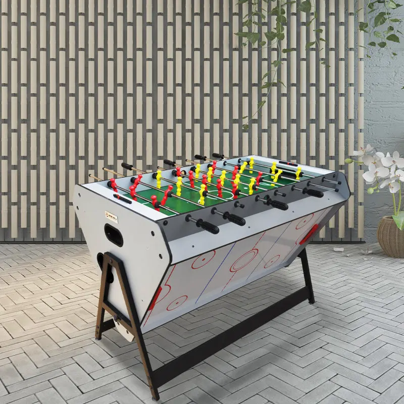 Football table double table game versus toy table