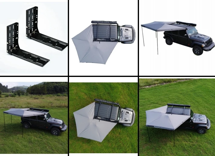 270° Expandable Car Side Awning Big Size Camping Sun Shade Shelter For Car SUV Pickup Truck