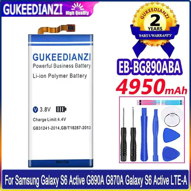 

Mobile Phone Battery EB-BG890ABA For Samsung Galaxy S6 Active G890A G870A Lte-A SM-G890 SM-G890A 4950Mah High Compatibility