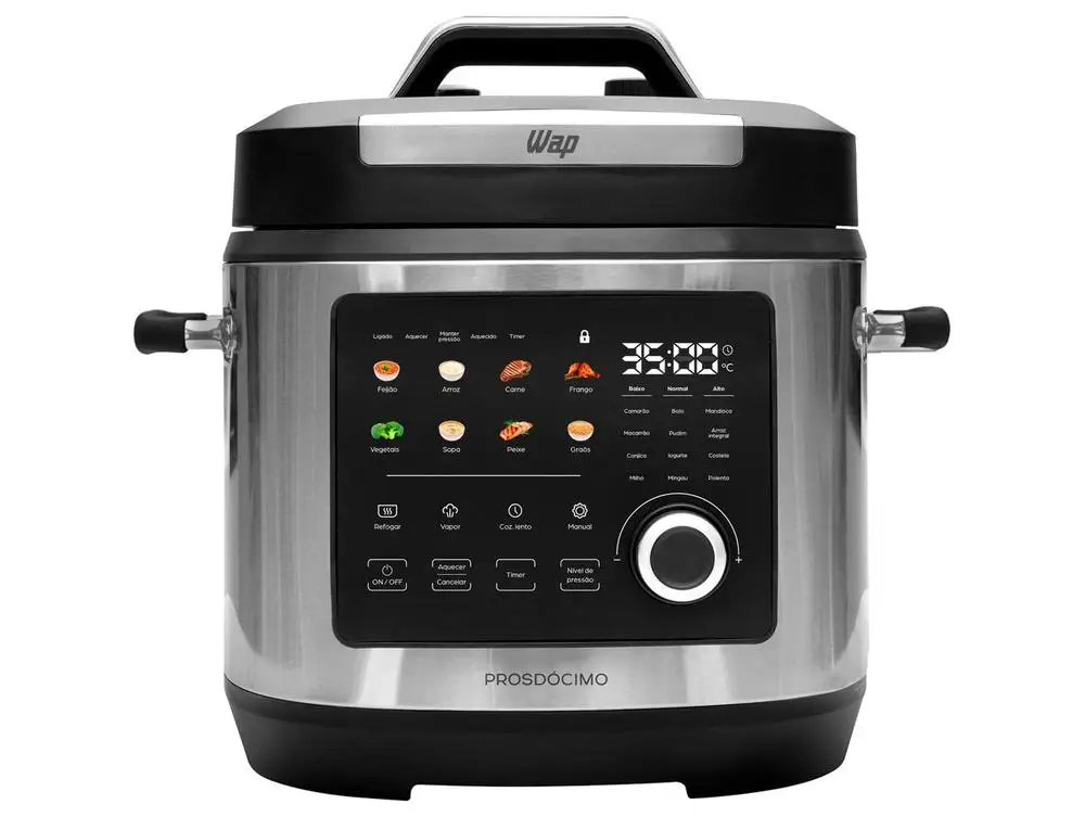Panela de Pressão Elétrica 6L Wap Digital Prosdócimo WPPE6 FW011383 - 220V